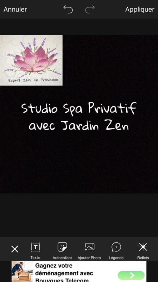 Esprit Zen En Provence Studio Spa Privatif Cheval-Blanc Exterior photo